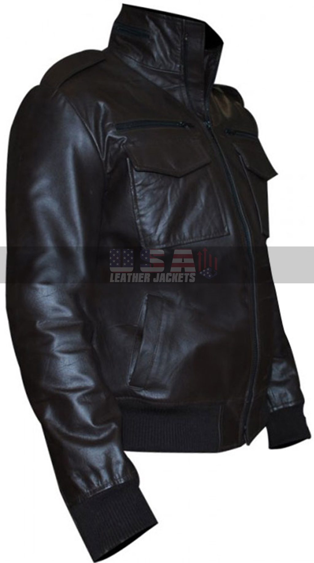 Brooklyn Nine Nine Jake Peralta Brown Bomber Leather Jacket
