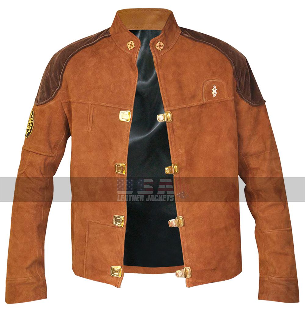 Battlestar Galactica Colonial Viper Pilot Brown Costume Jacket