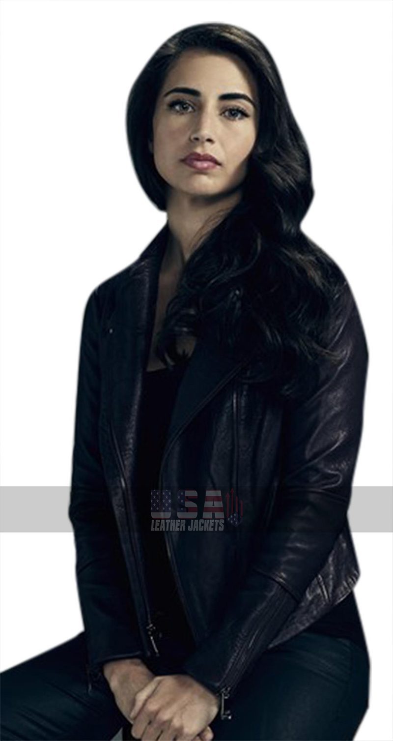 Beyond TV Series Willa (Dilan Gwyn) Lapel Collar Black Leather Jacket