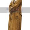 Emma Stone Maniac Annie Landsberg Brown Trench Cotton Coat