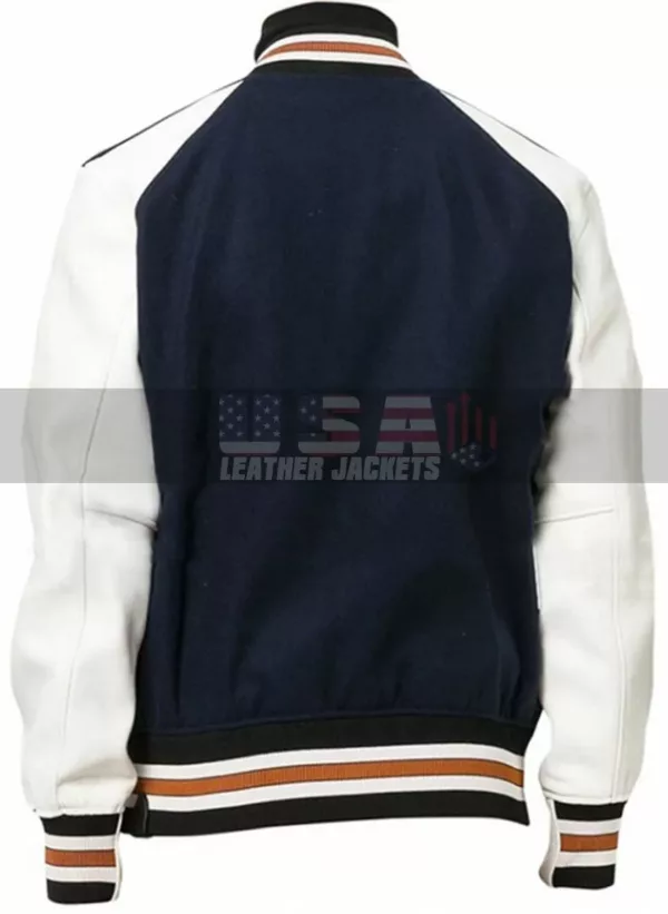 Lil Rel Howery Varsity Letterman Bomber Wool Jacket