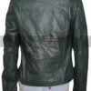 Preacher Tulip O'Hare Motorcycle Green Leather Jacket