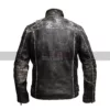 Cafe Racer Antique Style Vintage Biker Distressed Black Leather jacket
