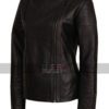 Doctor Who Clara Oswald (Jenna Coleman) Black Leather Jacket