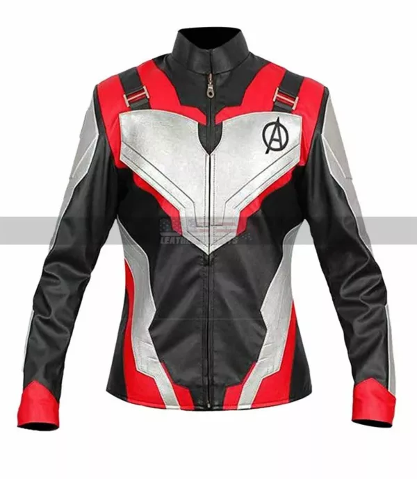 Avengers Endgame Women Costumes Realm Quantum Leather Jacket 