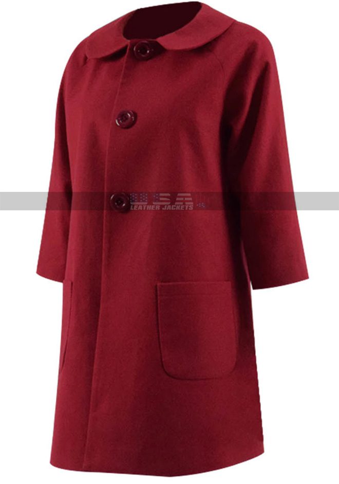 Kiernan Shipka Chilling Adventures of Sabrina Red Wool Coat