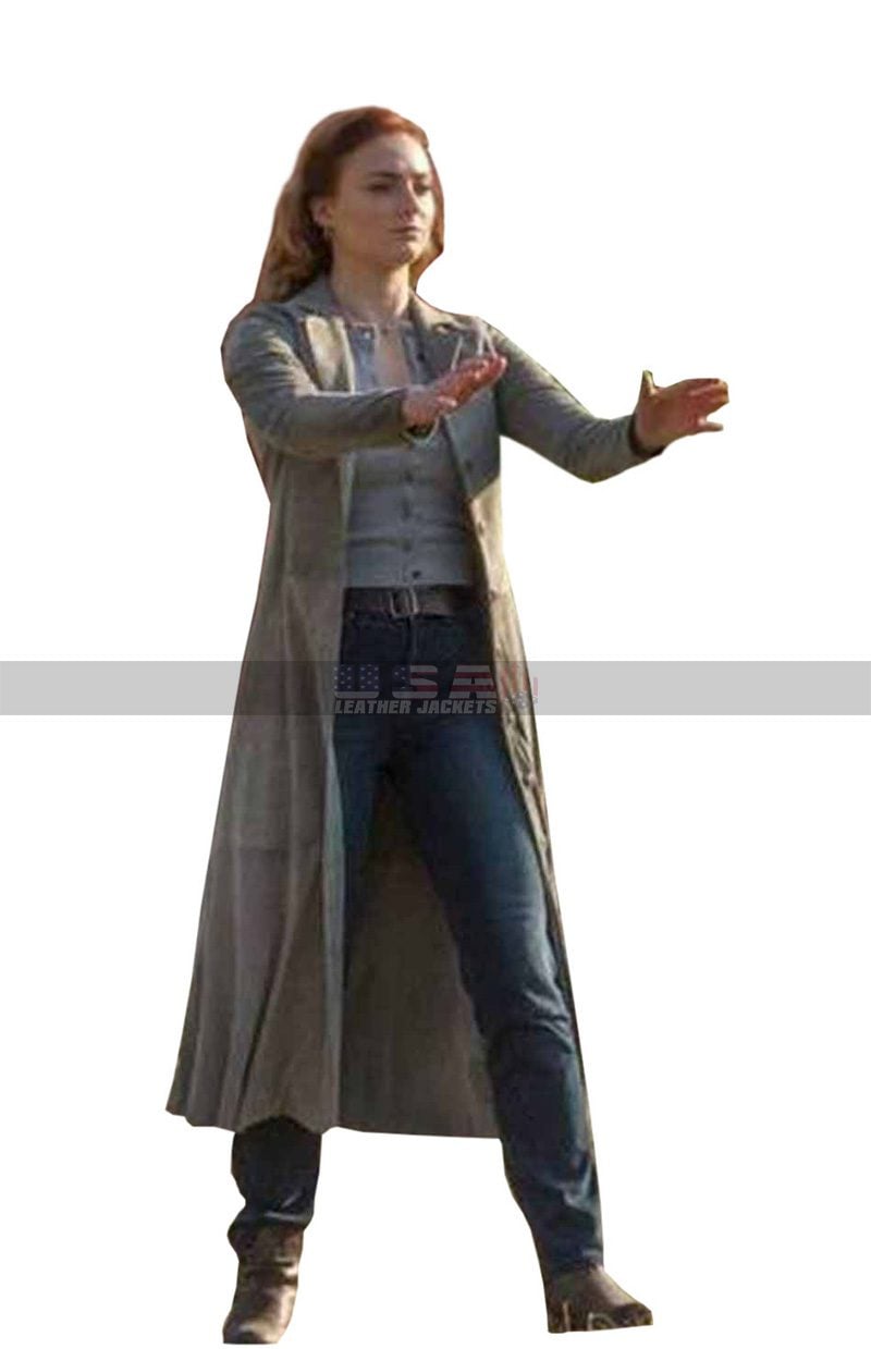 X-Men Dark Phoenix Sophie Turner Jean Grey Cotton Coat
